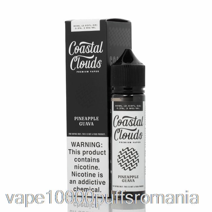 Vape Romania Ananas Guava - Coastal Clouds Co. - 60 Ml 6 Mg
